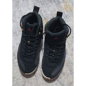 Nike Men's Air Jordan 12 Retro Reverse Taxi Black White 130690-017 Size 9